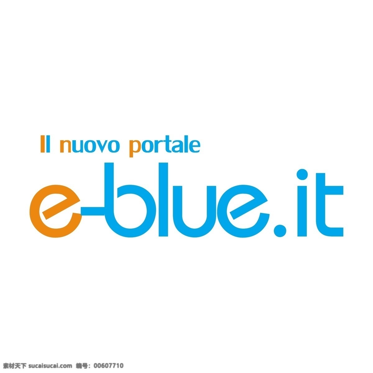 e藍天 自由 eblue it 標(biāo)識 白色