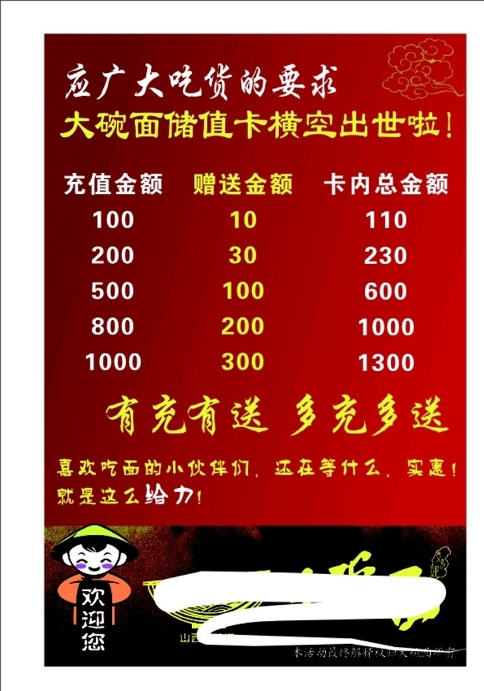 大碗面宣傳單 大碗面海報(bào) 面食海報(bào) 面食宣傳單