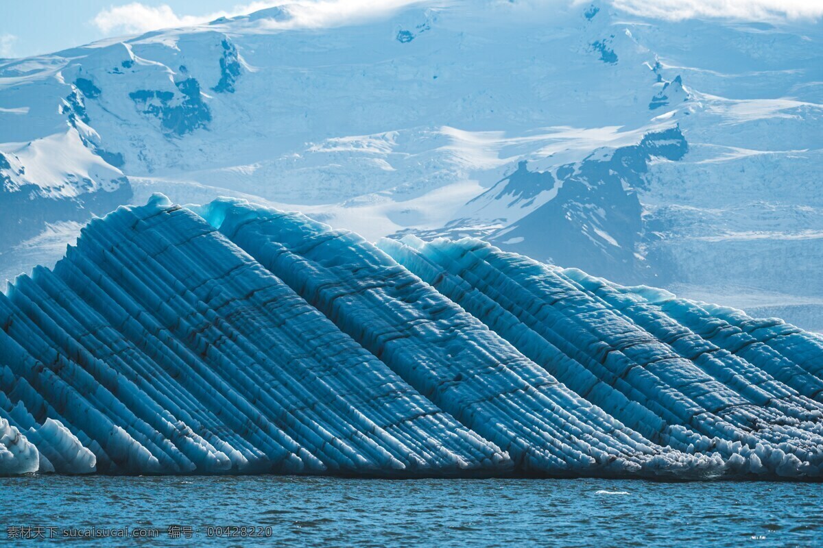 冰川雪山图片 冰川 雪山 天空 寒冷 冬天 北极 景观 性质 湖面 山脉 自然景观 自然风景