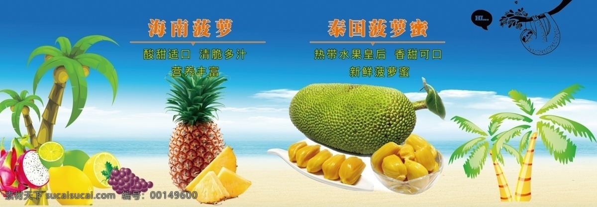 熱帶水果 菠蘿 菠蘿蜜 熱帶水果介紹 水果