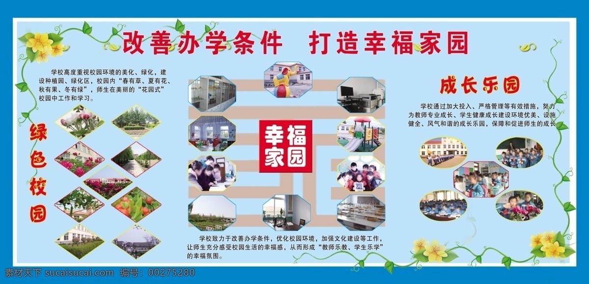 校園文化素材 校園文化模板 校園圖版 校園活動 校園展板 學校文化 學校圖版 學?；顒?學校展板 小學 文化墻 展板模板 卡通形狀 卡通花 卡通造型 分層