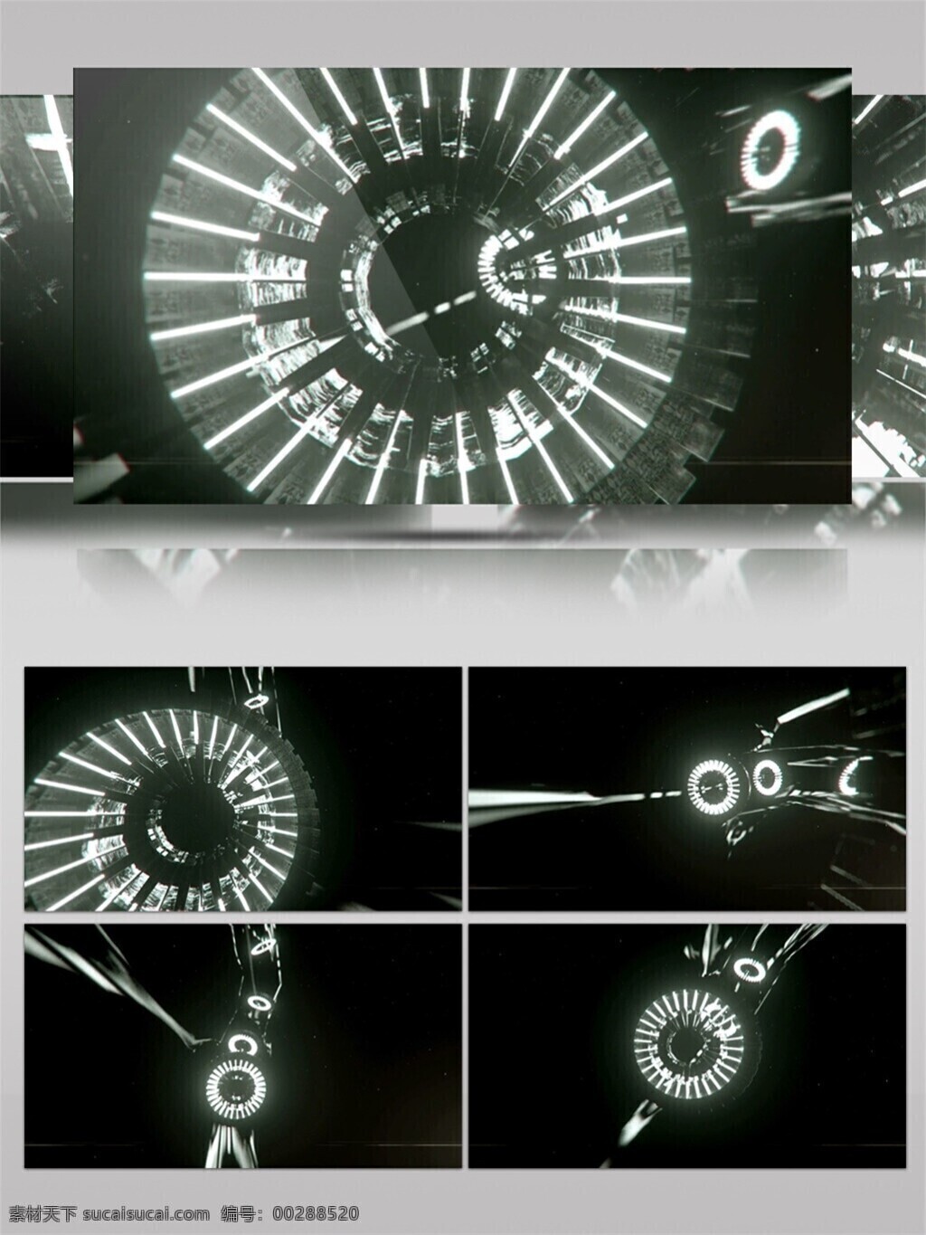 白色 光芒穿梭 光束 前進(jìn)隧道 星際 星光 衛(wèi)星 動(dòng)態(tài) 視頻 炫酷回旋