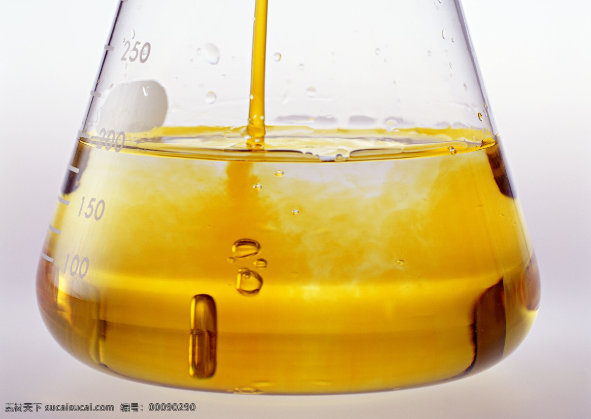 高清化学用品 高清 黄色 烧瓶 化学用品 科学研究 现代科技