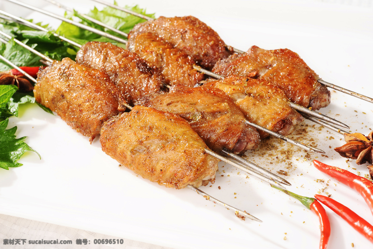 烤雞翅 烤制品 燒烤 bbq 美食 西餐 餐飲美食 傳統(tǒng)美食