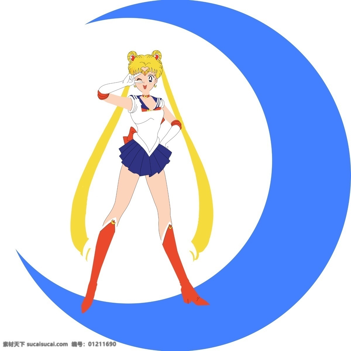 水冰月 月亮 美少女 大标示 美少女战士 动漫动画 动漫人物