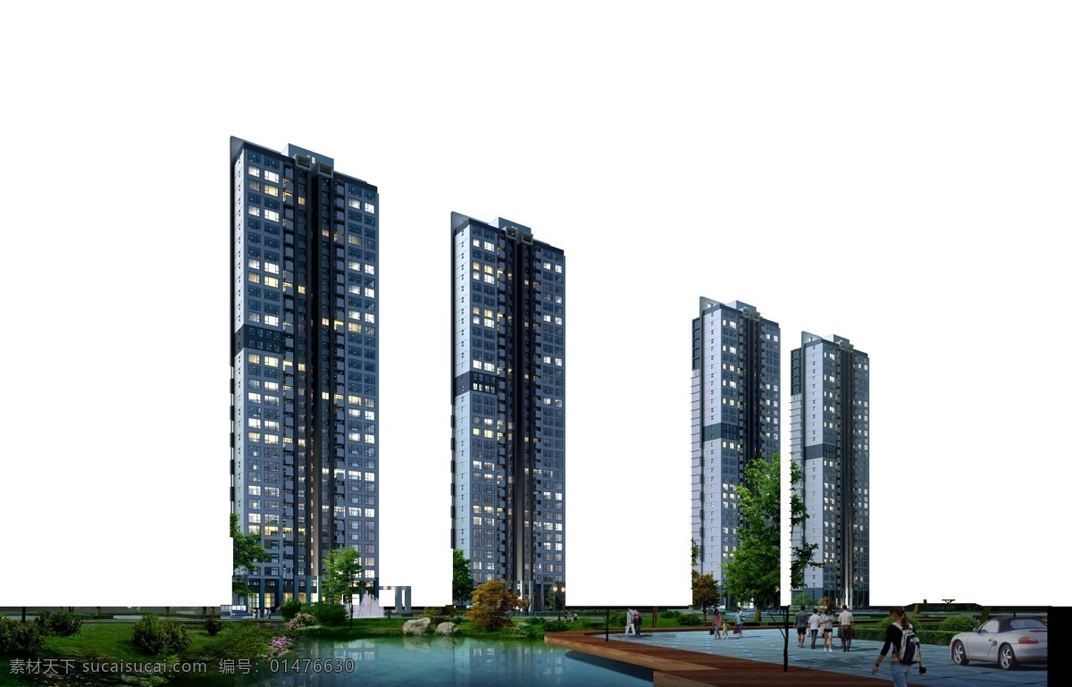 排 高層 住宅樓 建筑 效果 濱 水 景觀帶 綠化 效果圖 源文件 psd模版 小區(qū) 園林效果圖 園林 建筑裝飾 設(shè)計(jì)素材 3d模型素材 室內(nèi)場(chǎng)景模型