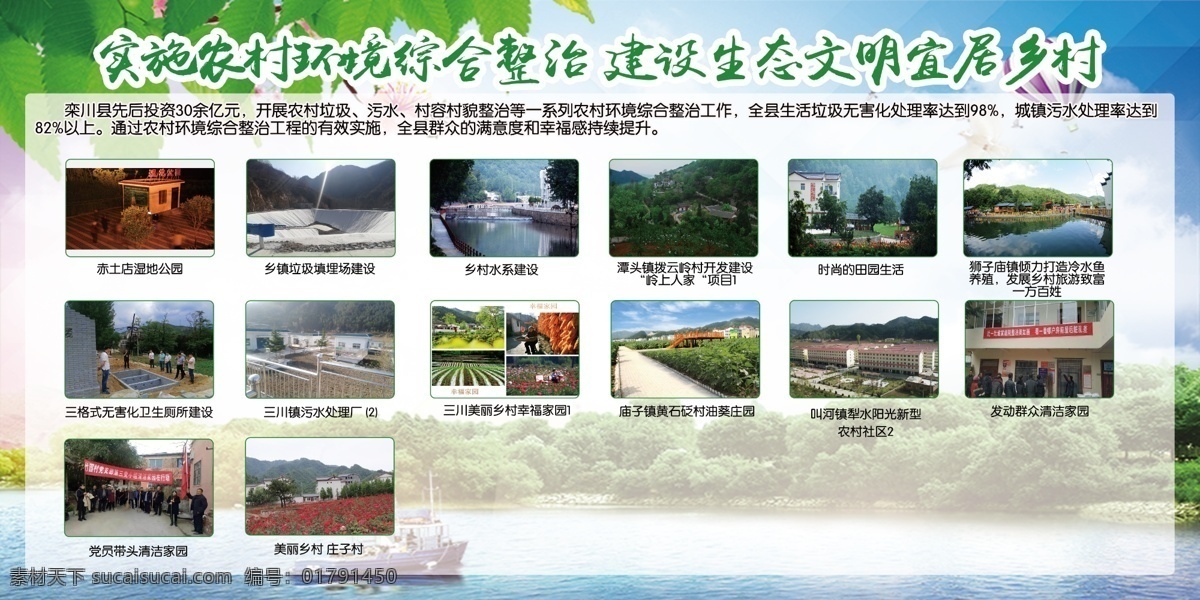 生態(tài) 文明 農(nóng)村 建設(shè) 版面 農(nóng)村建設(shè) 展板