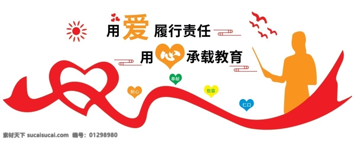 學(xué)校文化墻 傳統(tǒng)文化 文化展板 教育 分層