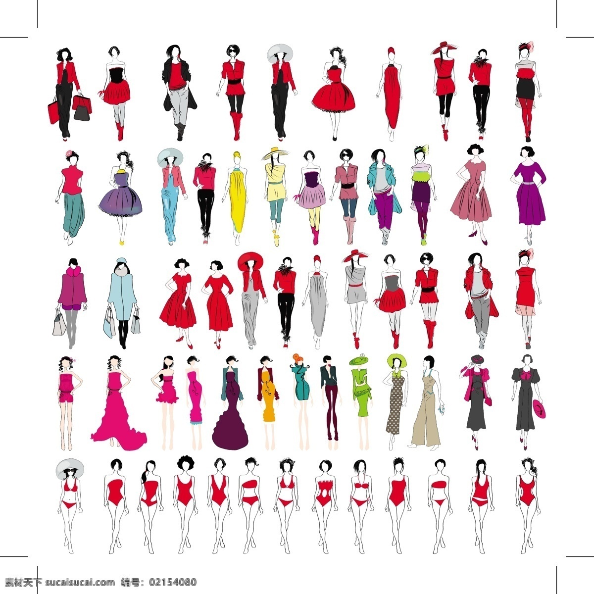 插畫 插畫美女 婦女女性 美女 人物 矢量美女 矢量人物 卡通 潮流 矢量 模板下載 矢量圖