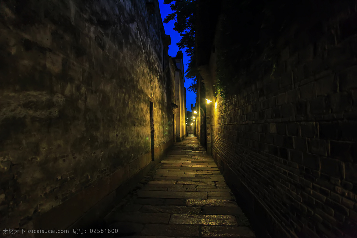 烏鎮(zhèn) 夜晚 巷子 夜景 景區(qū) 古鎮(zhèn) 江南水鄉(xiāng) 街鋪 西柵 石板路 古墻 旅游攝影 國內(nèi)旅游