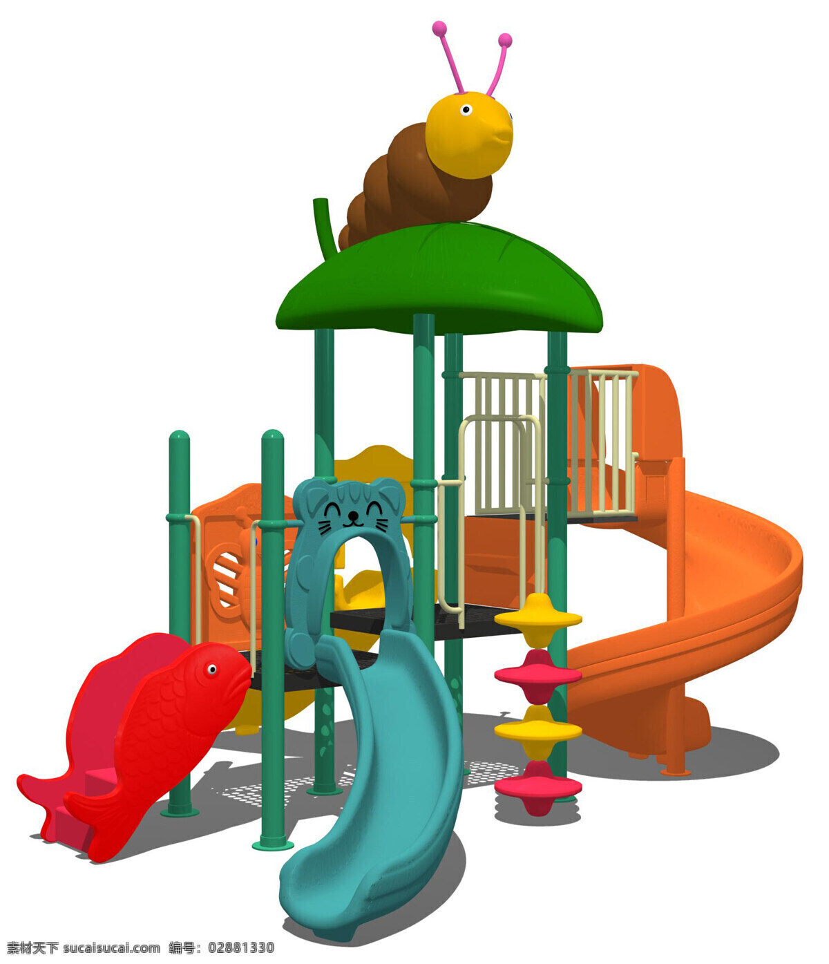 生活百科 生活用品 玩具 效果圖 模板下載 幼兒園 組合樂(lè)園 設(shè)計(jì)素材 psd源文件