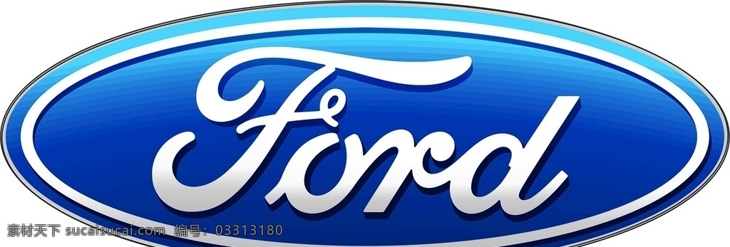 福特标志 福特 标志图片 logo 蓝色背景 汽车标志 矢量图 设计素材 广告 cdr文件
