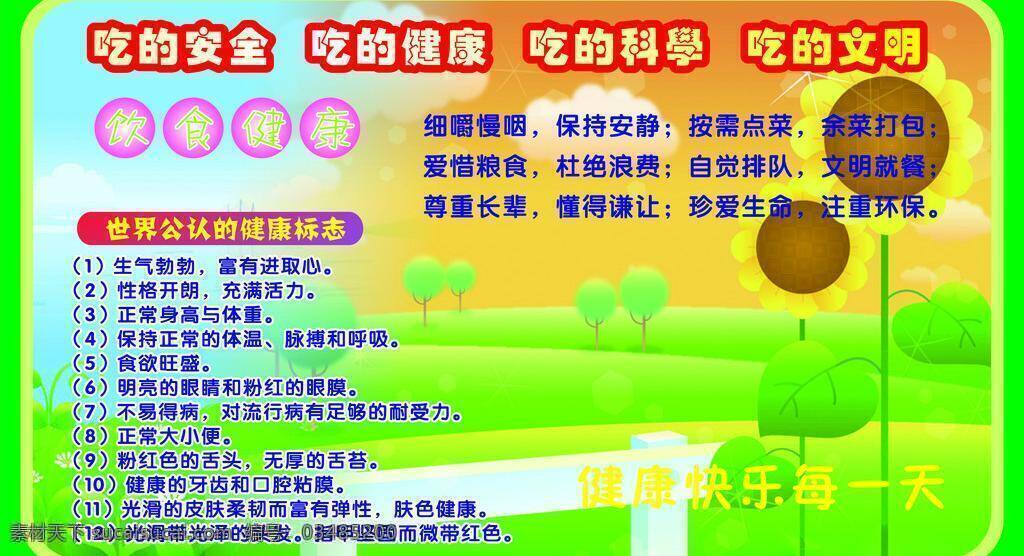 傳統(tǒng)文化 花朵 健康 綠色 文化藝術 宣傳欄 學校 飲食 飲食健康展板 飲食健康 展板 矢量 模板下載 其他展板設計