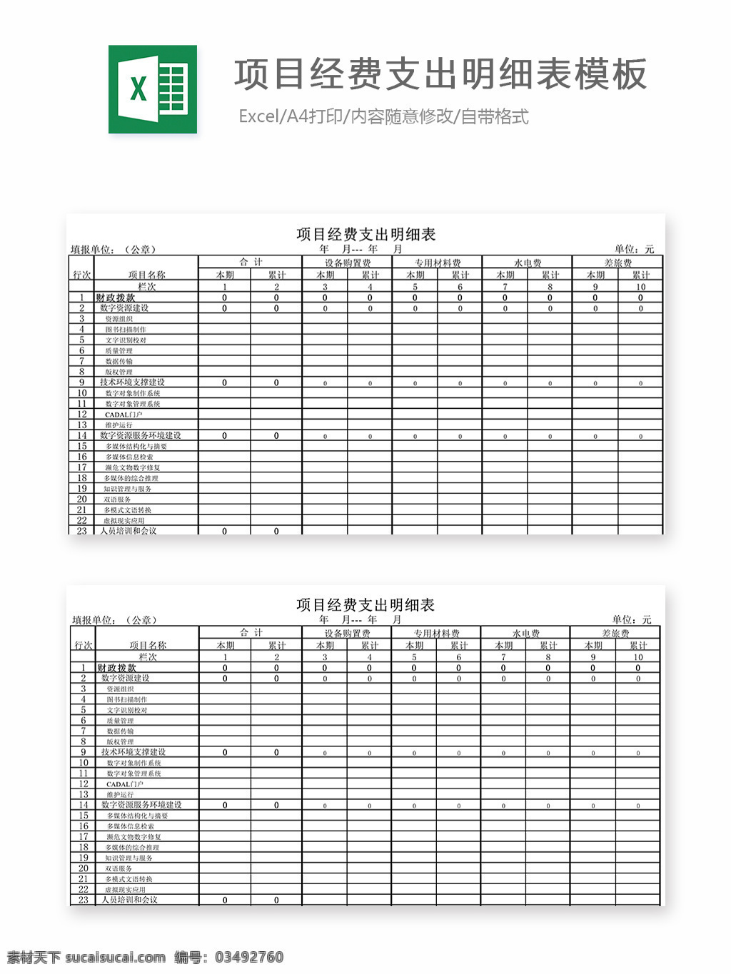 项目 经费 支出 明细表 模板 表格 表格模板 表格设计 图表 财务报表 财务 费用报表 费用表单报表 报表模板 项目经费 支出明细表 经理支出明细 支出表