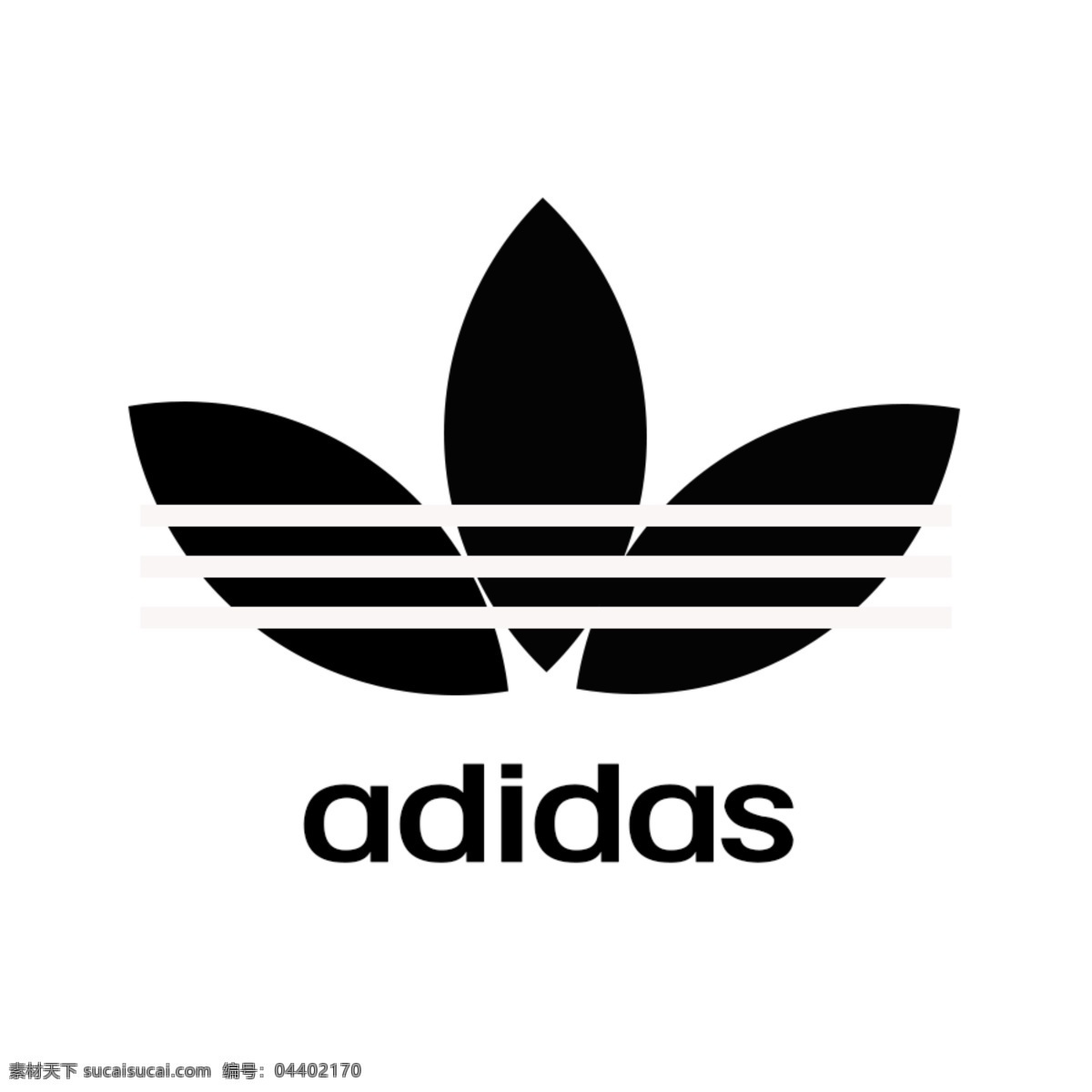 adidas 图标 logo 运动 黑白色图标 运动鞋标志 标志图标 企业 标志