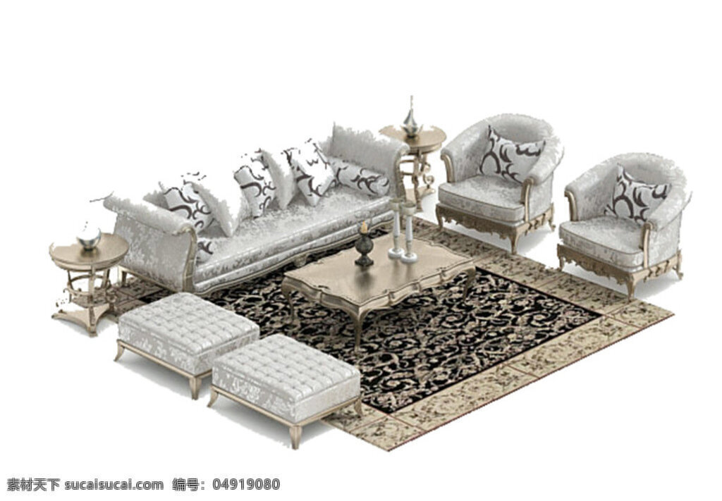 3d 模型 模板下载 d 桌子 3d空调模型 3d地毯模型 3d素材模型 沙发 组合 3d沙发模型 3d空调 3d茶几模型 max 白色