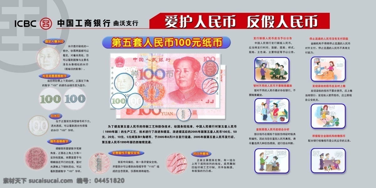 工商 銀行 反假 幣 展板 管理圖 農(nóng)行版面 監(jiān)督管理 工商制度 分層 人物