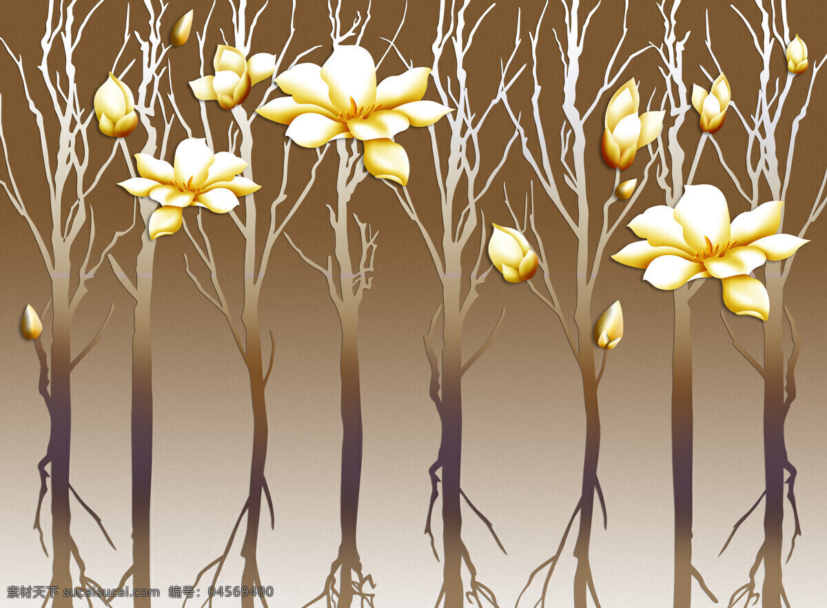 3d 抽象 藝術(shù) 花開 玉石 瓷磚 背景 墻 背景墻 3d渲染 效果圖