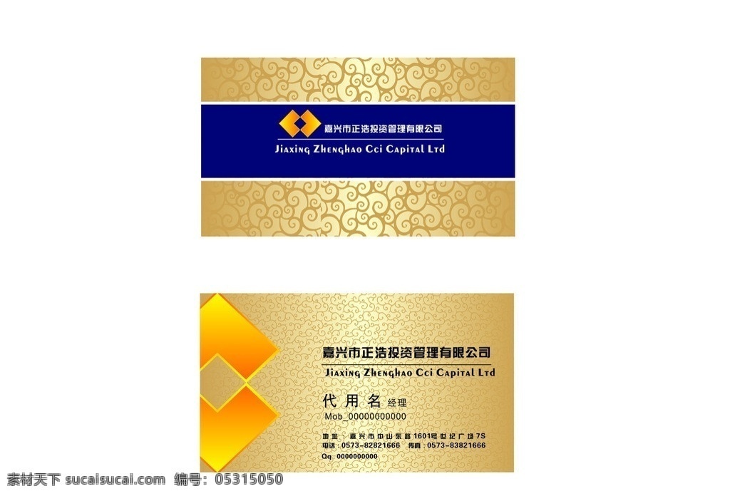 投資管理 公司 名片 公司名片 金色名片 高端大氣 上檔次 名片卡片 矢量