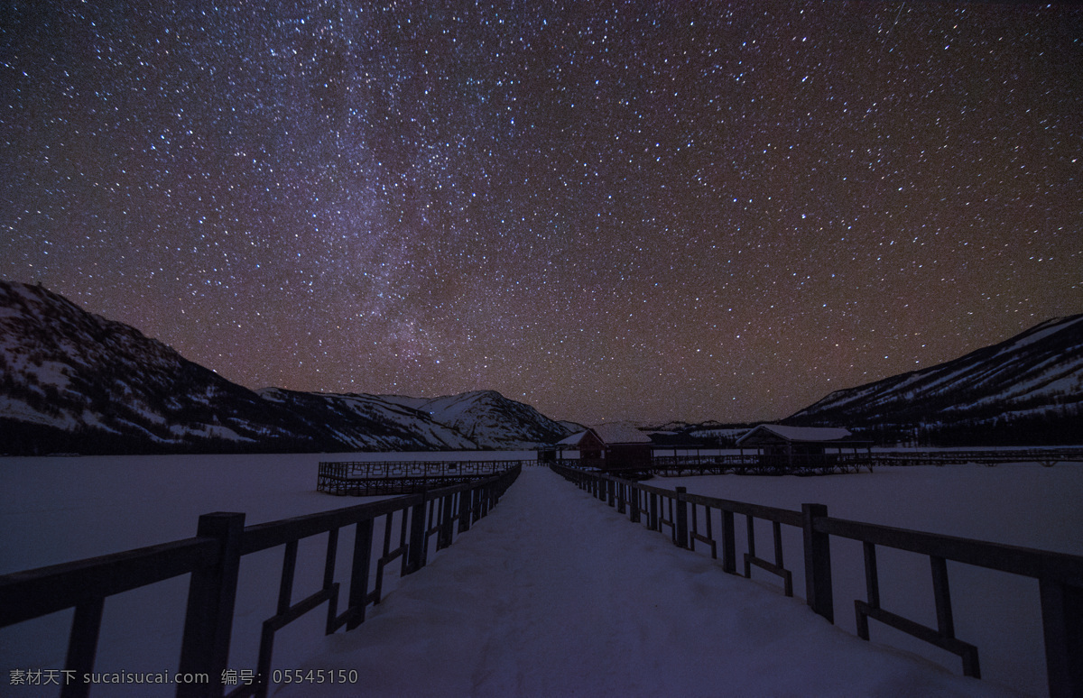 星空 户外 旅游 背景 海报 素材图片 杂图