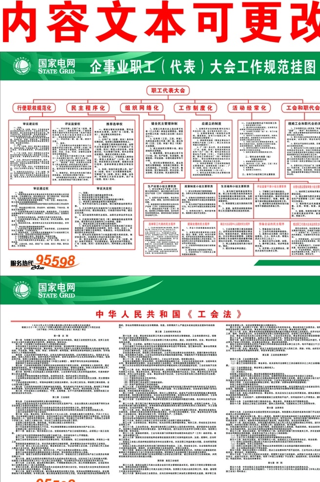 企事业 职工 代表大会 工作 规范 中华人民共和 工会法 事业职工代表 大会工作规范 审议通过权 展板模板