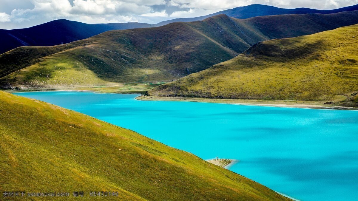 西藏 羊卓雍错 风景 唯美 炫酷 风光 旅行 自然 羊卓雍错湖 蓝天 白云 旅游摄影 国内旅游