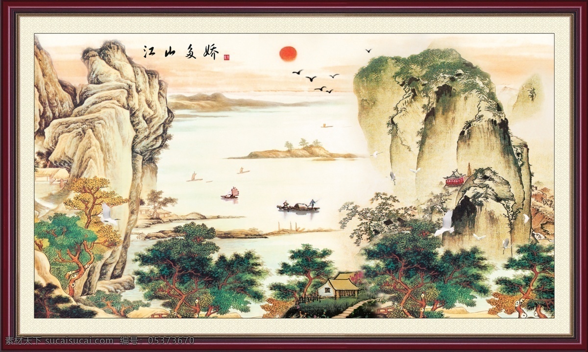 山水風(fēng)景 模版下載 壁畫 裝飾畫 油畫 油畫風(fēng)景 風(fēng)景油畫 山水畫 山水國畫 國畫山水 國畫 瀑布 河流 流水 碧水 紅葉 鮮花 綠草 樹林 紅葉樹