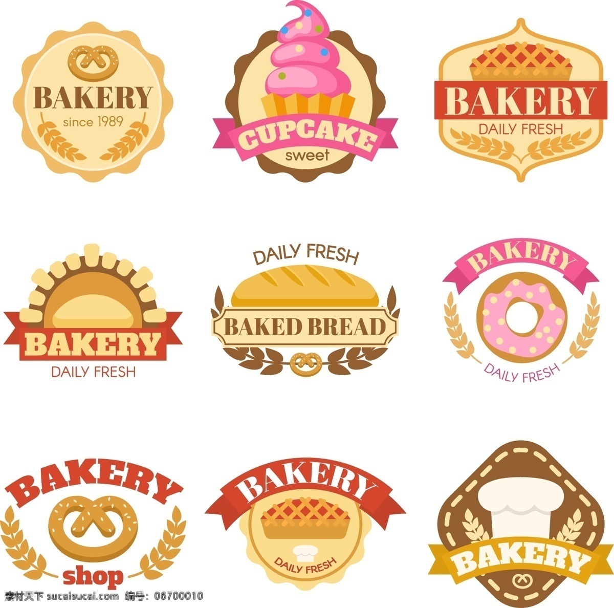 食物 蛋糕 甜品 标签 蛋糕标签 食物美食 冰淇淋 甜品标签 优质标签 质量保证 矢量 高清图片