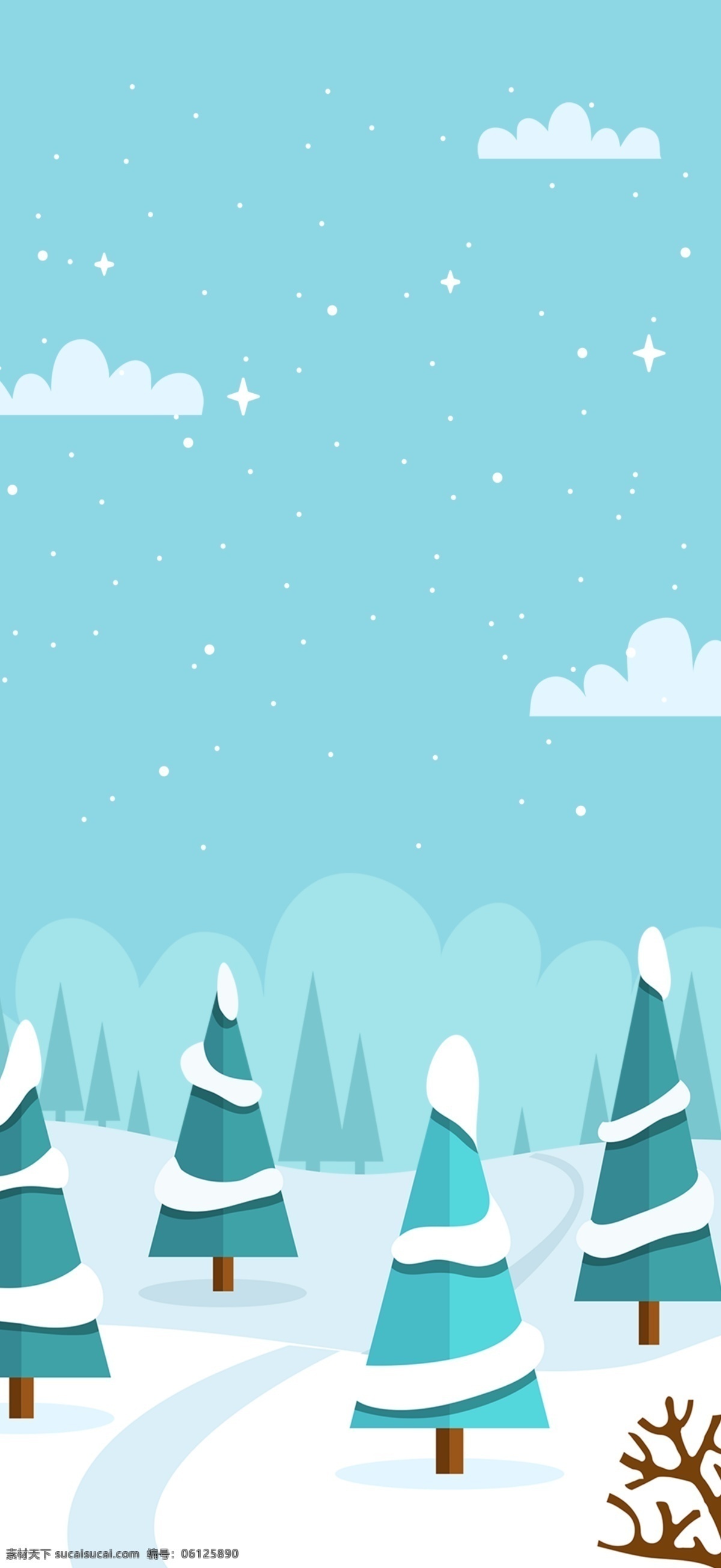 小雪 節(jié)氣 郊外 風(fēng)景 背景 冬季新品 卡通冬季 冬天來(lái)了 清新水彩雪景 冬至背景 大雪 樹(shù)木