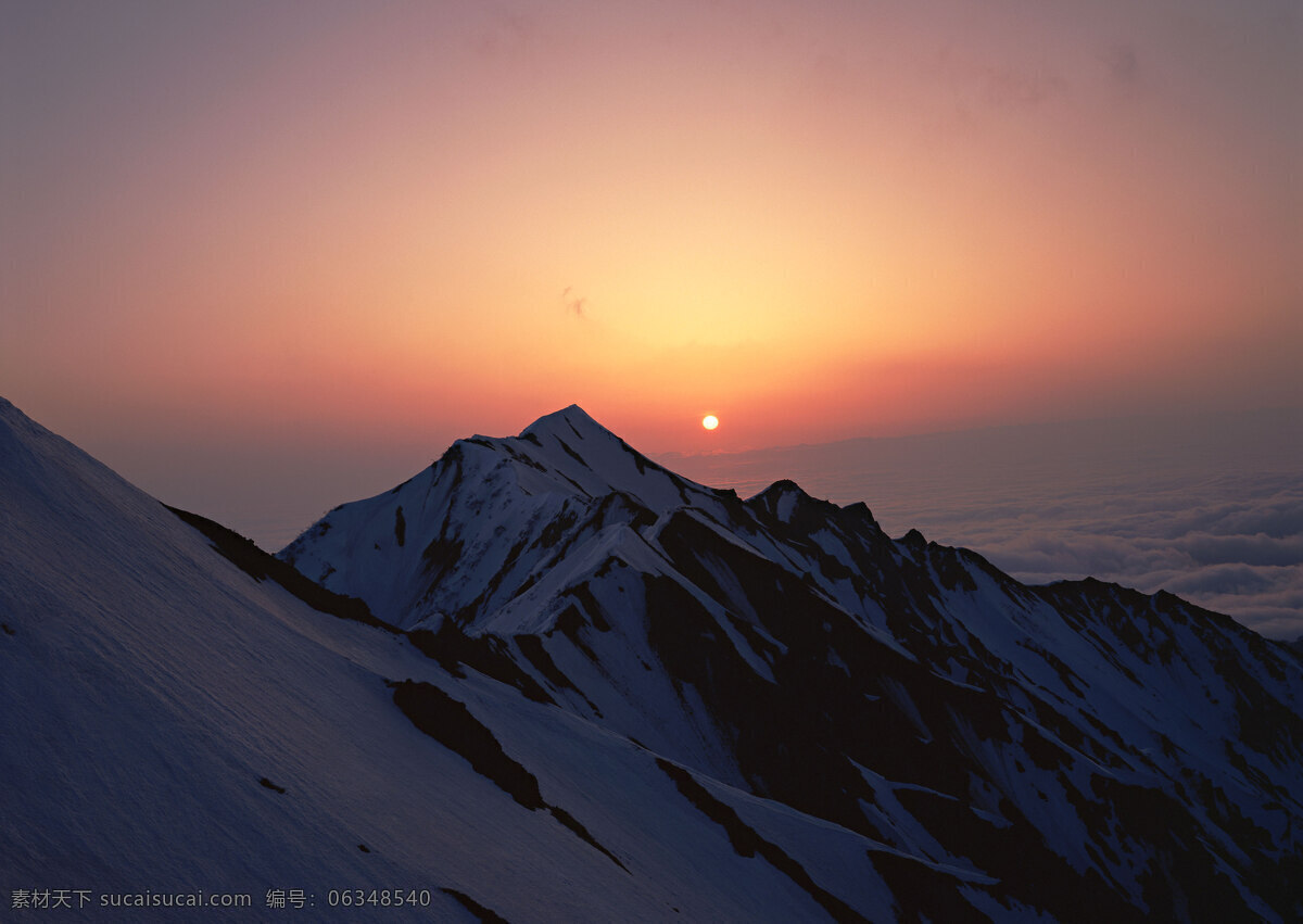 雪山與夕陽 美麗風(fēng)景 自然風(fēng)景 風(fēng)景攝影 大自然 美景 景色 夕陽 落日 雪山 山峰 自然景觀 黑色
