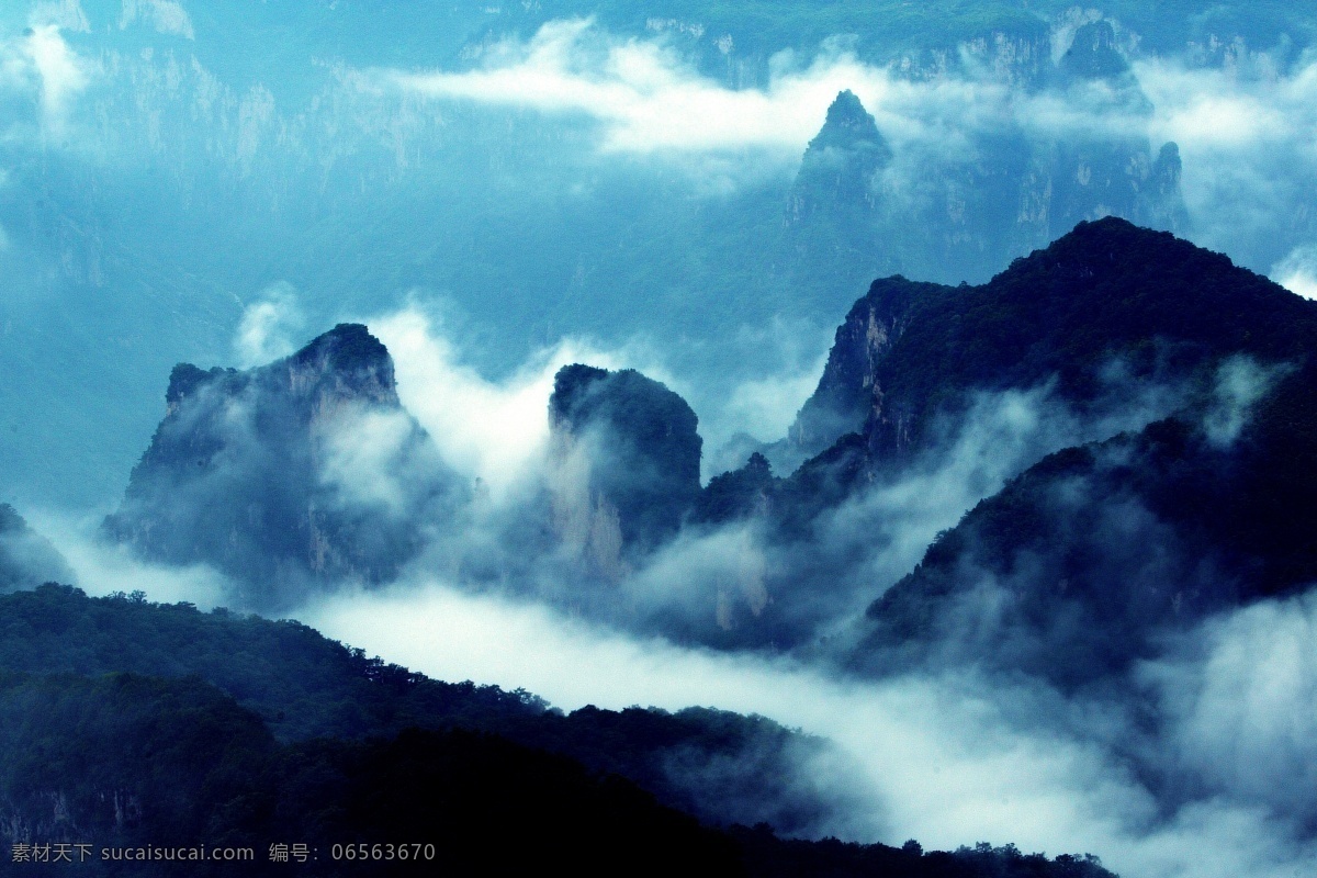 霧鎖云臺 河南 焦作 云臺山 秀美 風(fēng)光 山水風(fēng)光 山水風(fēng)景 自然景觀