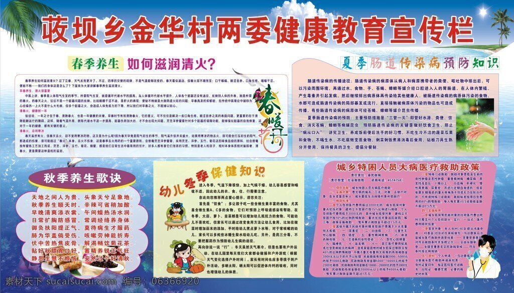 健康教育 宣傳欄 海報 展板 村上展板 衛(wèi)生 宣傳 醫(yī)療