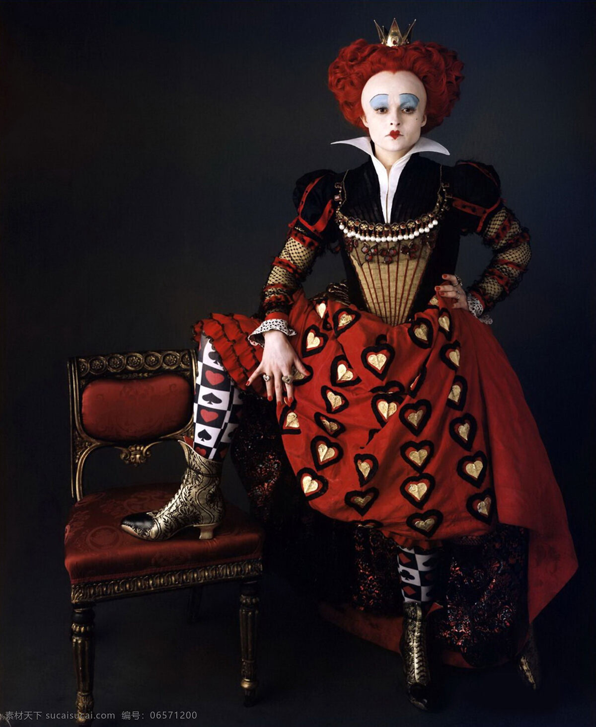 愛麗絲 夢(mèng)游 仙境 海倫娜 伯 翰 卡特 helena bonham carter 紅皇后the red queen alice in wonderland 2010 電影圖片 影視娛樂 文化藝術(shù)