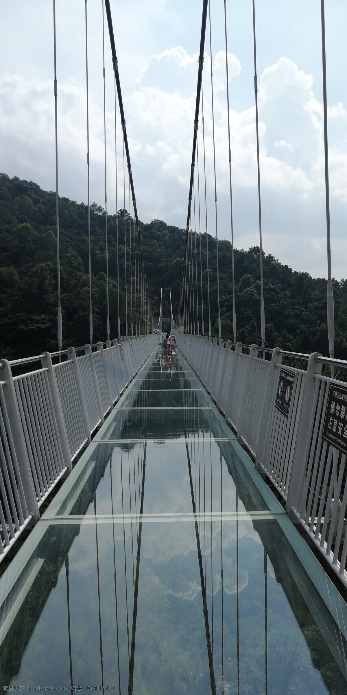 一字 玻璃 桥 旅游摄影 直玻璃桥 国内旅游 山水