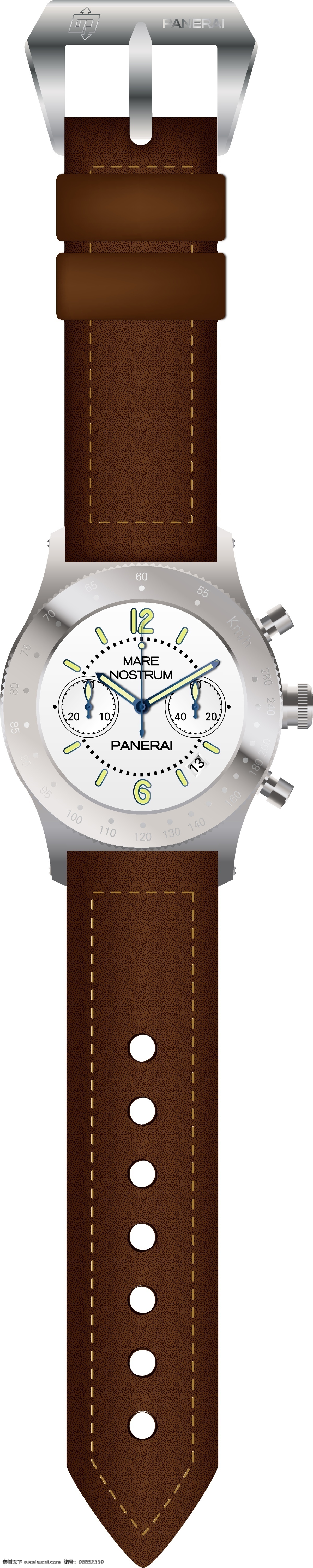 非常 漂亮 男士 手表 手表矢量素材 矢量手表 指针 表盘 表带 时间 男士手表 矢量图 eps格式 白色
