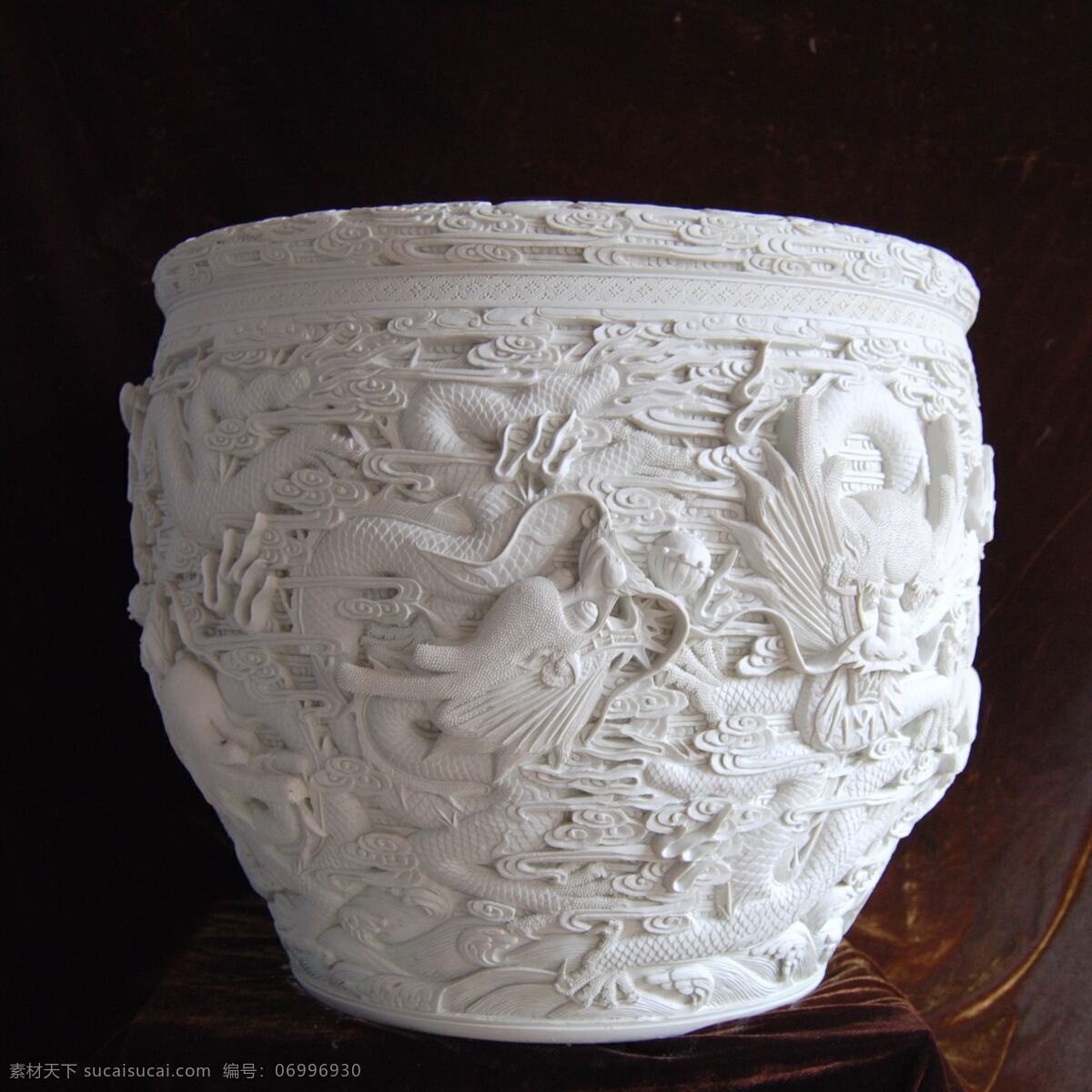 瓷雕 九龍 陶瓷 缸 雕刻瓷 浮雕瓷 景德鎮(zhèn)瓷器 藝術(shù)瓷 收藏瓷 傳統(tǒng)文化 文化藝術(shù)