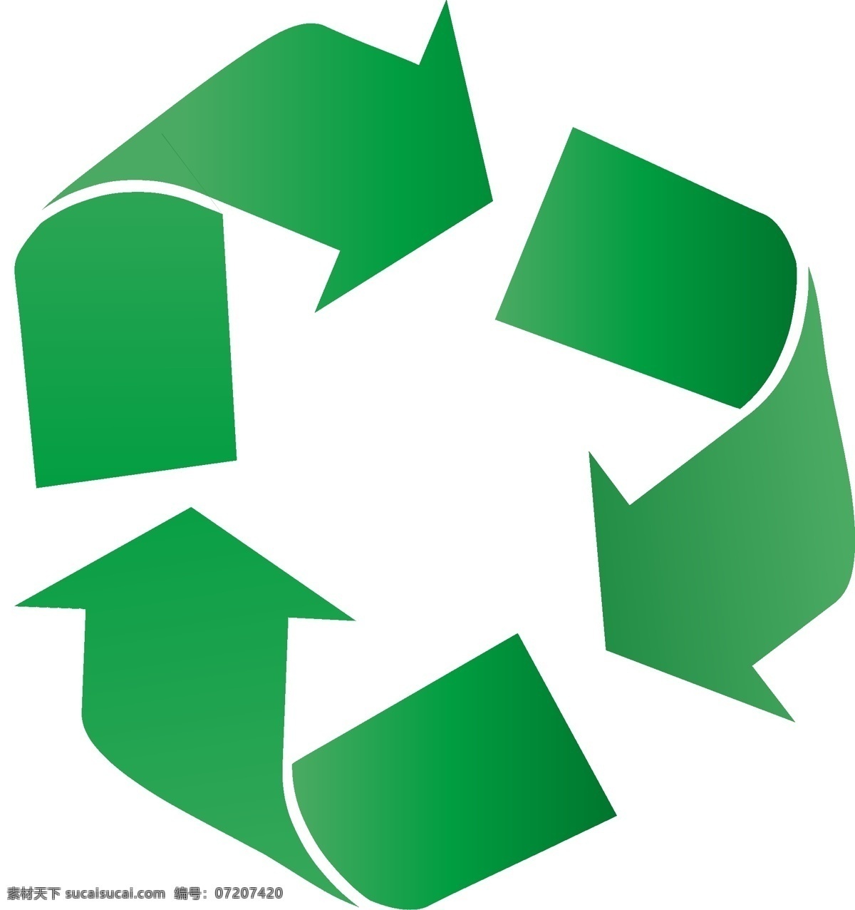 矢量图 循环 利用 绿 标 标识 环保 保护环境 绿化 生态