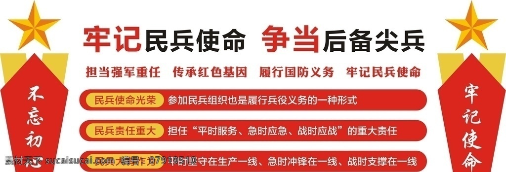 民兵形象墻 民兵 民兵展板 國(guó)防展板 黨建