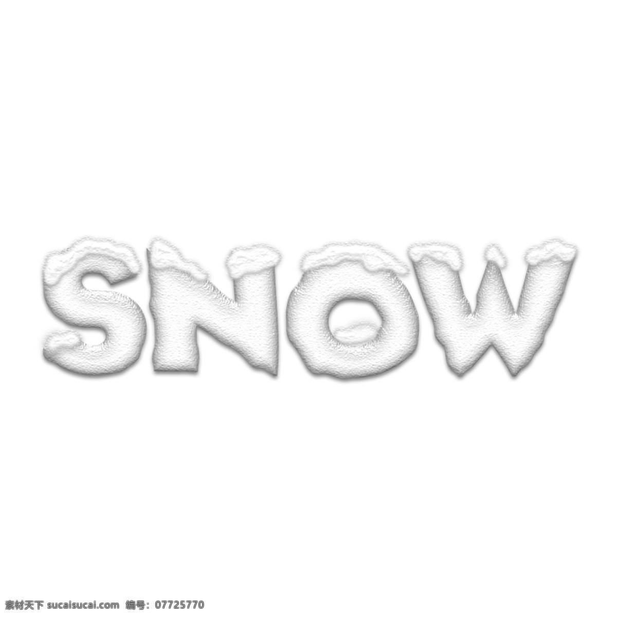 冬天 白色 雪 snow 英文 立体