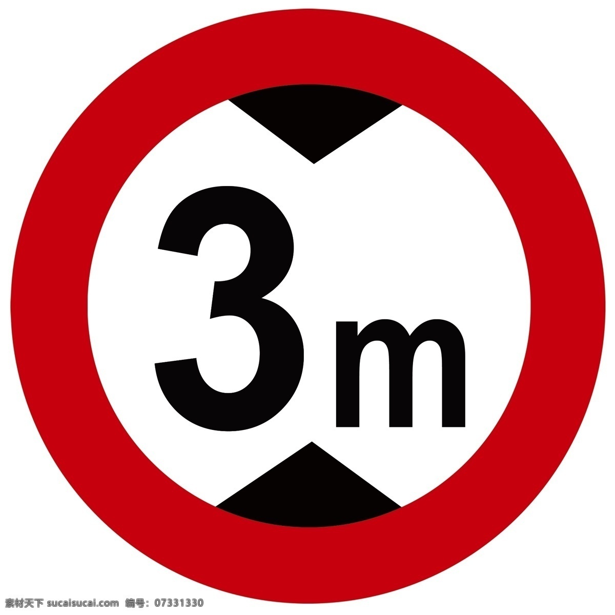 限高3m 限高 標(biāo)識(shí) 標(biāo)志 指引 3m 3m限高