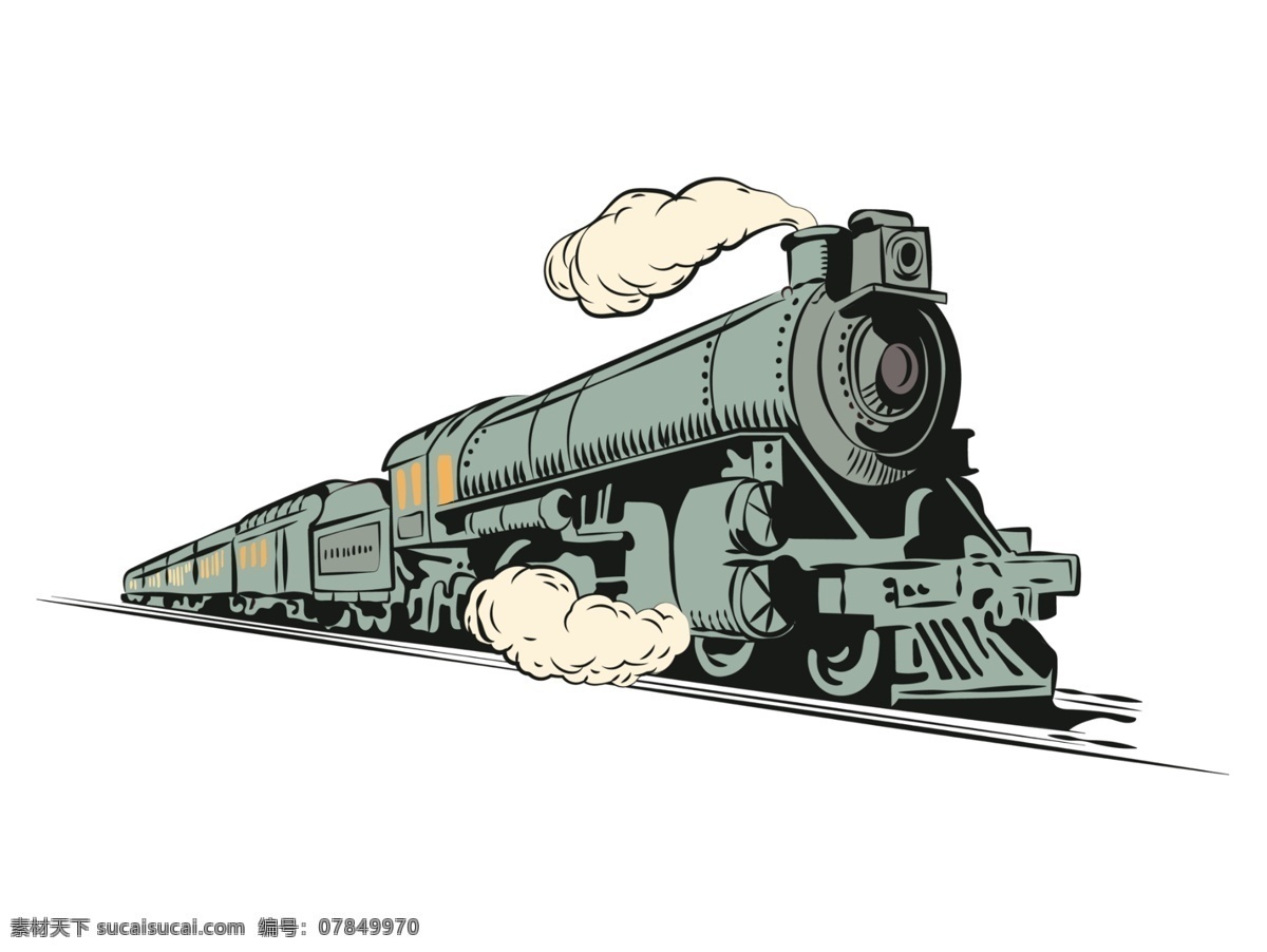 蒸汽 火车 板 绘 手 绘图 蒸汽式 老样式火车 板绘手绘 图标 标志图标 其他图标