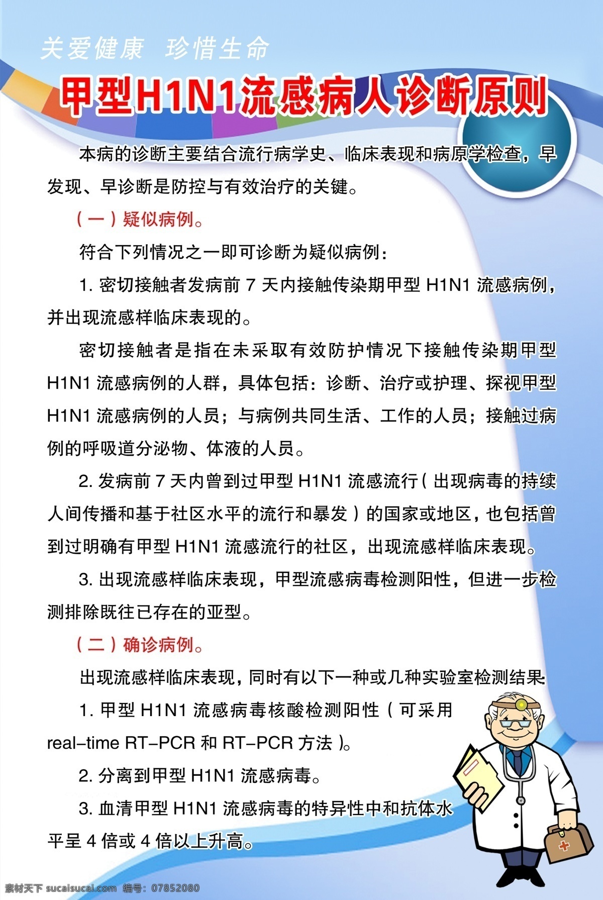 甲型 h1n1 流感 病人 診斷 原則 制度 分層 源文件
