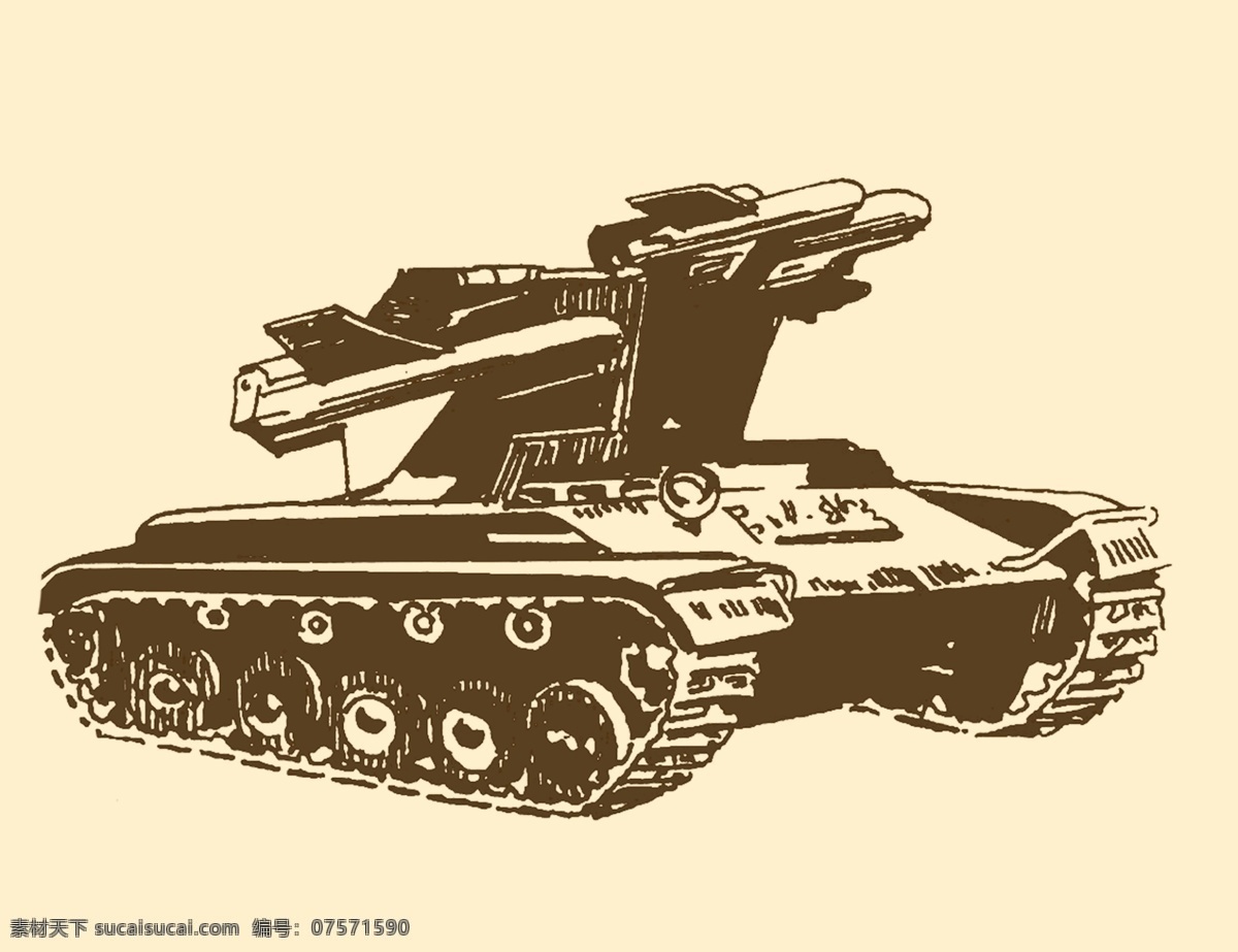 法国 阿尔朋 反坦克导弹炮 武器 战争 军事 坦克 战车 装甲 中外 兵器 装饰 图案 分层 源文件
