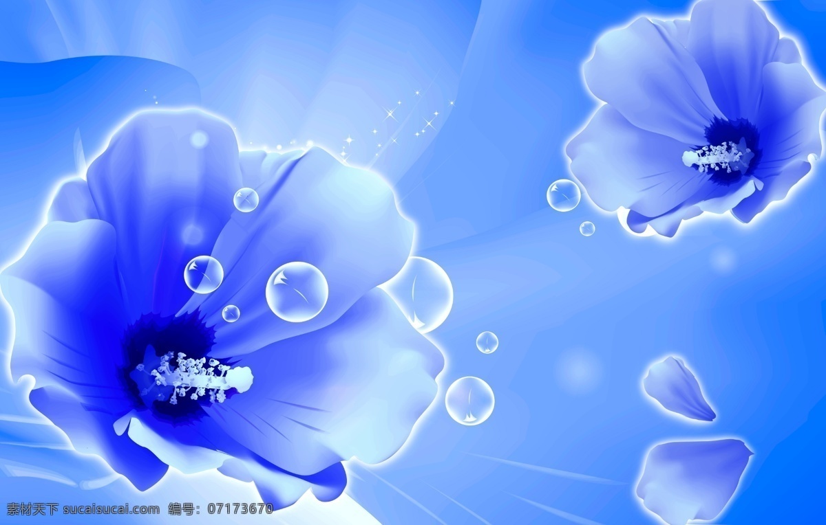 玫瑰花 壁畫(huà) 掛畫(huà) 花卉 漸變背景 小碎花 紫玫瑰 紫色背景 夢(mèng)幻 紫色 psd源文件