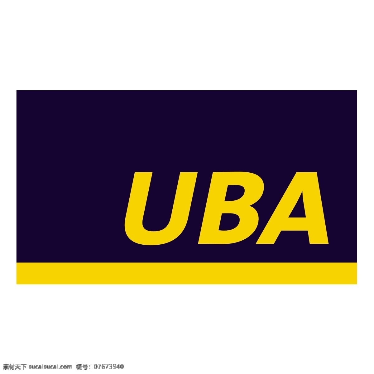 非洲聯(lián)合銀行 自由 開明 標志 標識 uba 白色