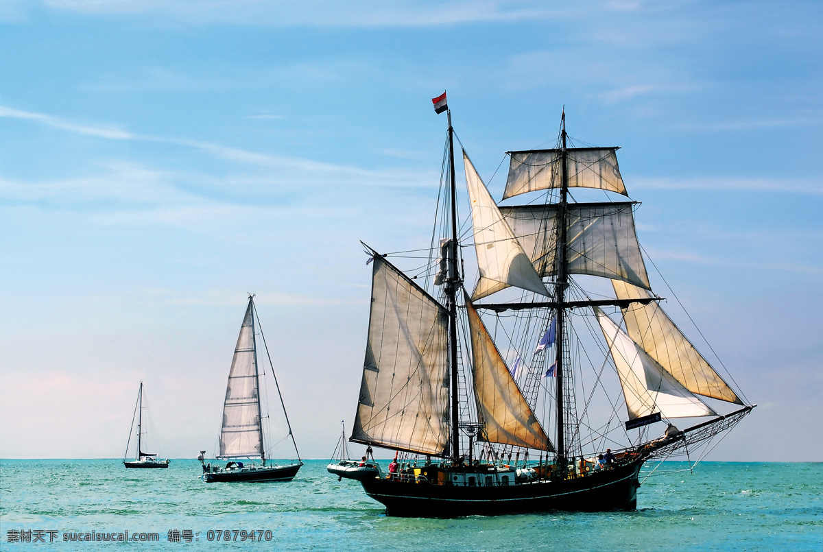 帆船 复古 航海 传统 背景 素材图片 杂图
