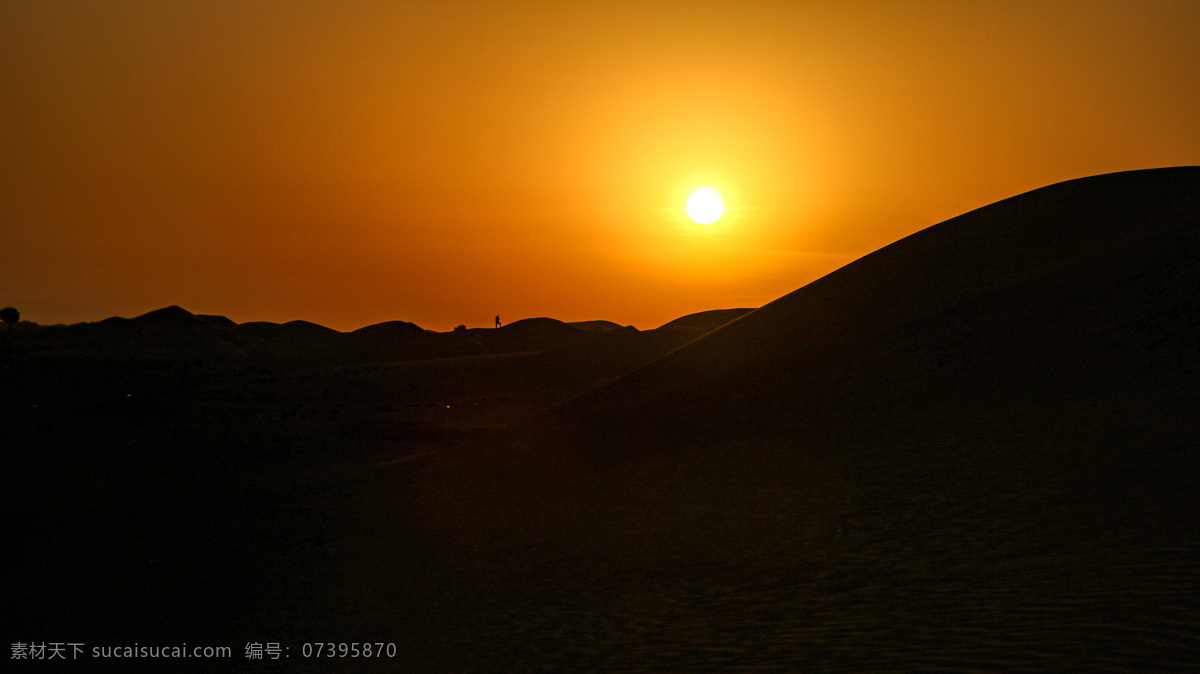 沙漠日出图片 沙漠日出 沙漠 日出 迪拜沙漠 黄昏 旅游摄影 国外旅游