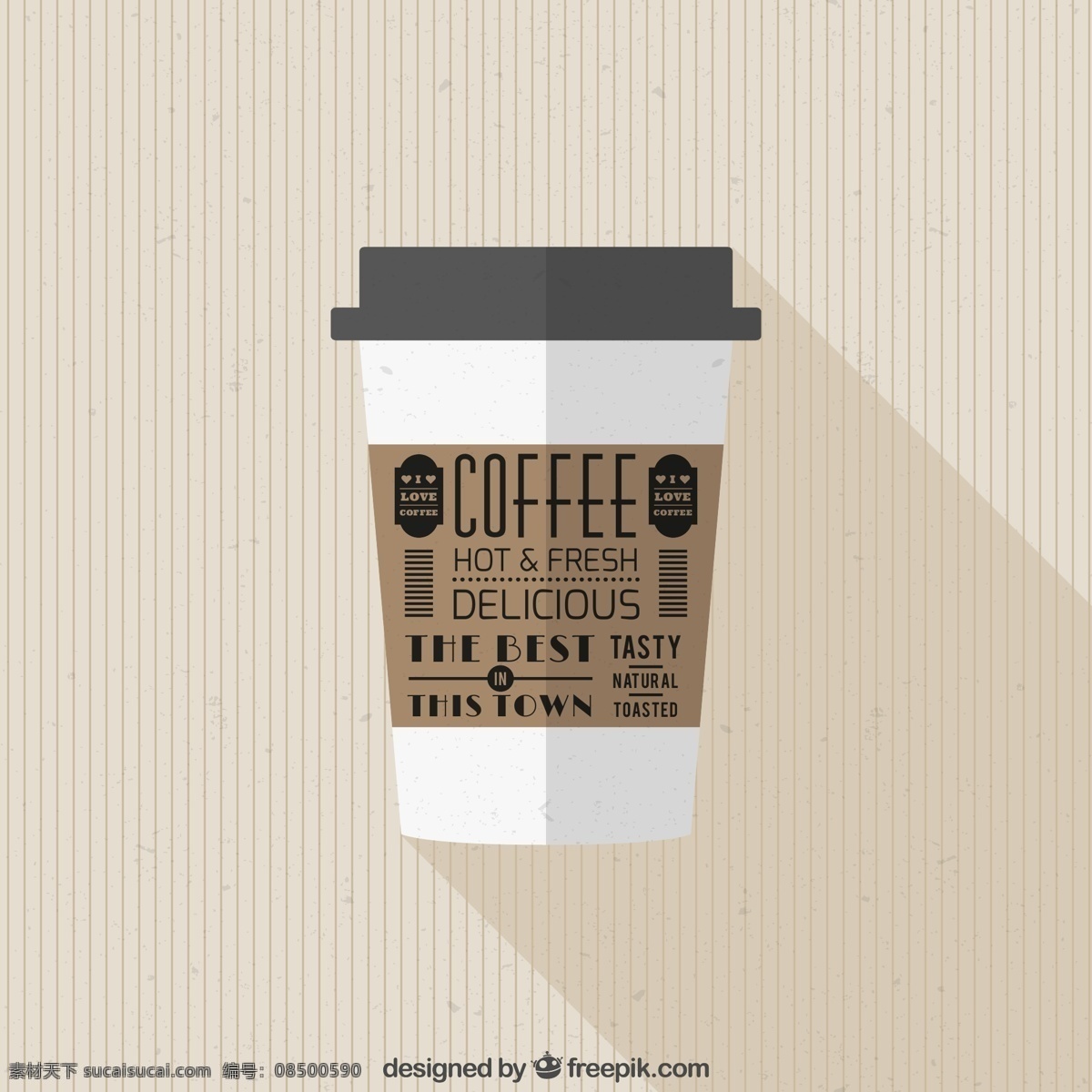 扁平化 外卖 咖啡 外卖咖啡 咖啡杯 杯子包装设计 咖啡杯设计 抽象 服装 印刷 矢量 生活百科 生活用品