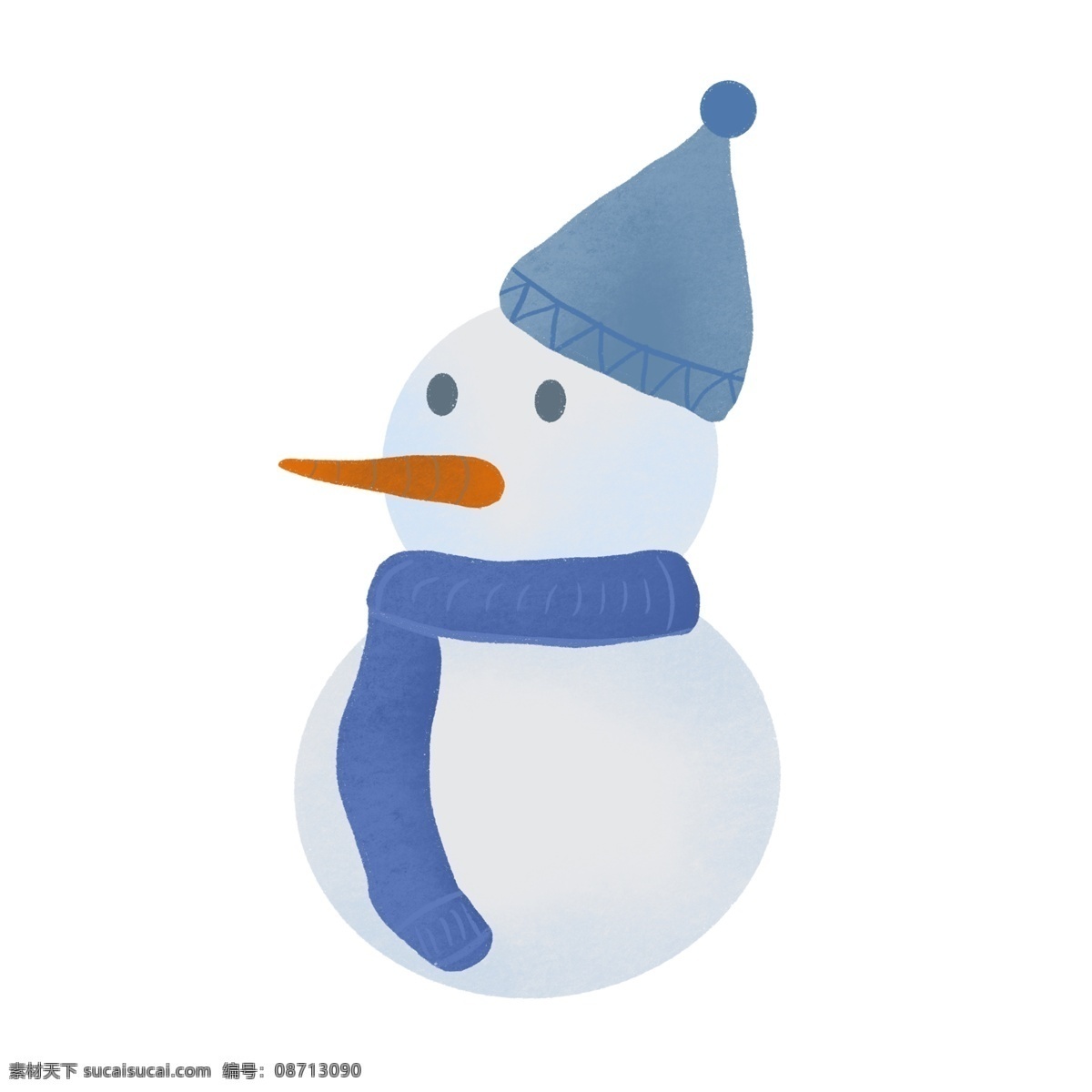 簡(jiǎn)約 冬季 雪人 元素 藍(lán)色 可愛(ài) 設(shè)計(jì)元素 堆雪人 手繪 裝飾圖案 元素設(shè)計(jì) 創(chuàng)意元素 psd元素