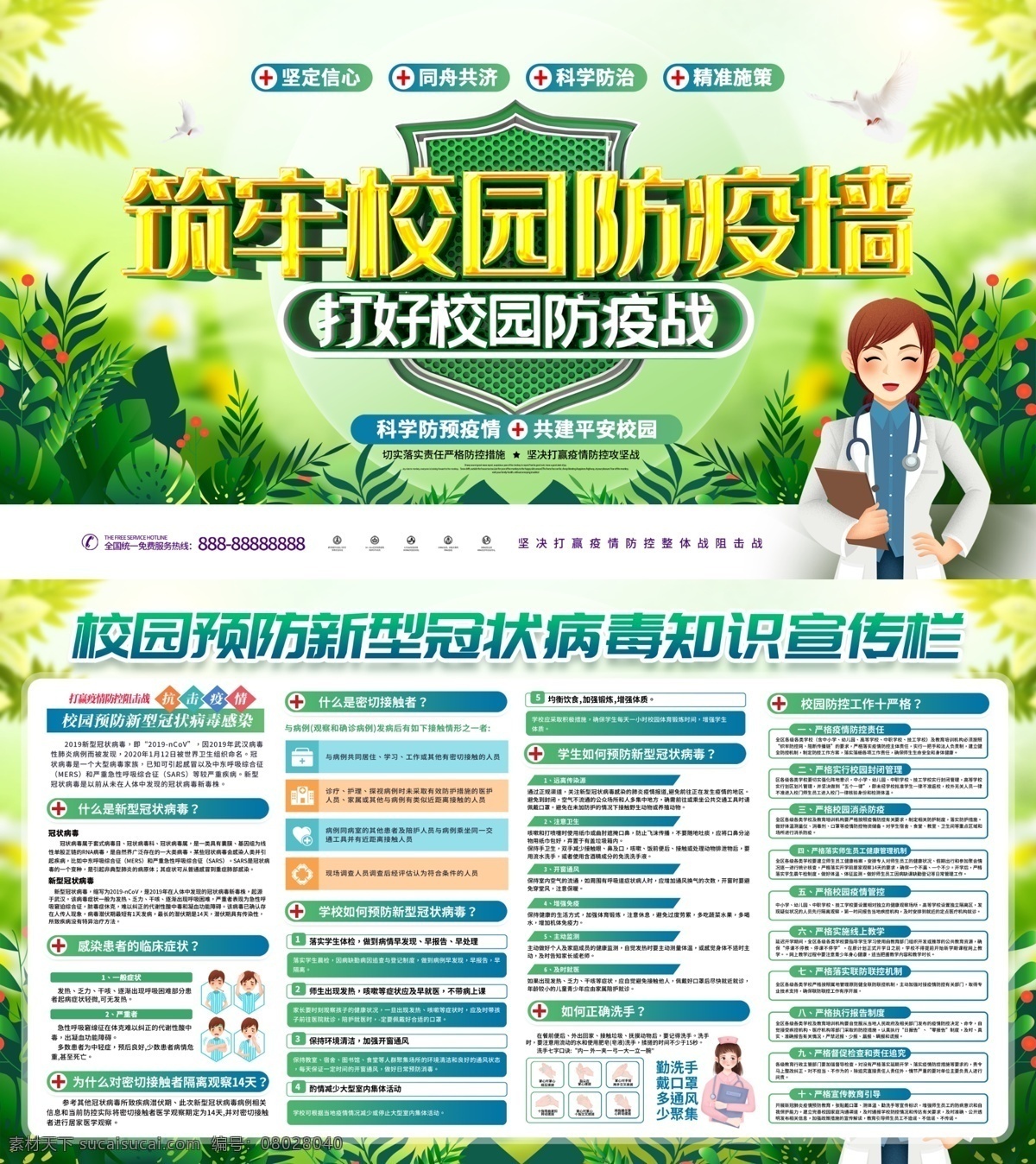 校園 預防 新型 冠狀 病毒 知識 宣傳欄 新型冠狀病毒 分層